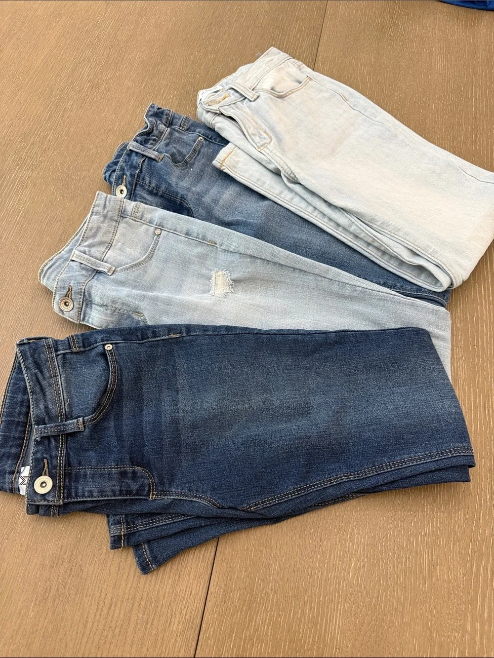 Lot of Girls Denim Jeans (Brands Old Navy & Member Mark)